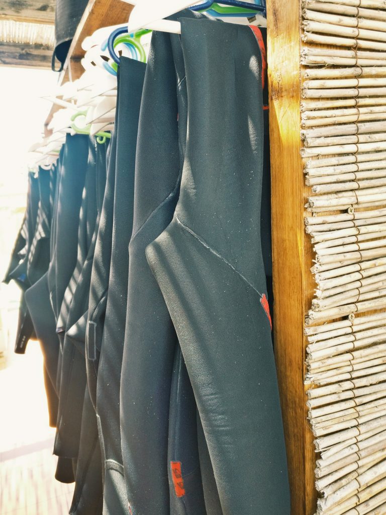 Wetsuit rack