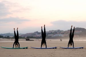 Warm up exercises in San Vicente Warm up exercises in San Vicente