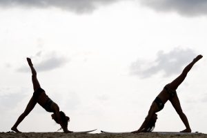 The perfect spot for yoga lessons