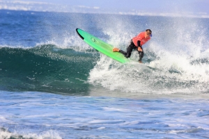 Gerard having fun in the small waves Gerard having fun in the small waves