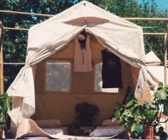 glamping surf camp Spain