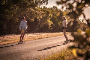 Beautiful skate session at sunset Beautiful skate session at sunset