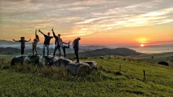 Beautiful sunsets in San Vicente