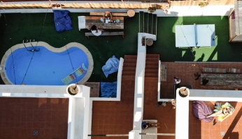 different chill-out areas in our surf camp Fuerteventura