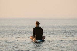 Waiting for the wave Surfer waiting for a wave Vieux Boucau