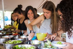 Delicious and healthy buffet at our junior surf camp Moliets Delicious and healthy buffet at our junior surf camp Moliets