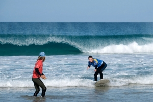 Surfing for beginners in Junior France