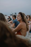 Creando momentos con la música en la playa Creando música playa Moliets