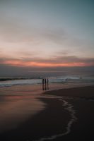 atardecer playa Moliets