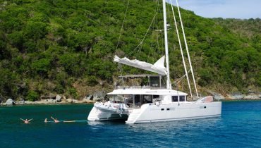 Catamaran in the Caribbean