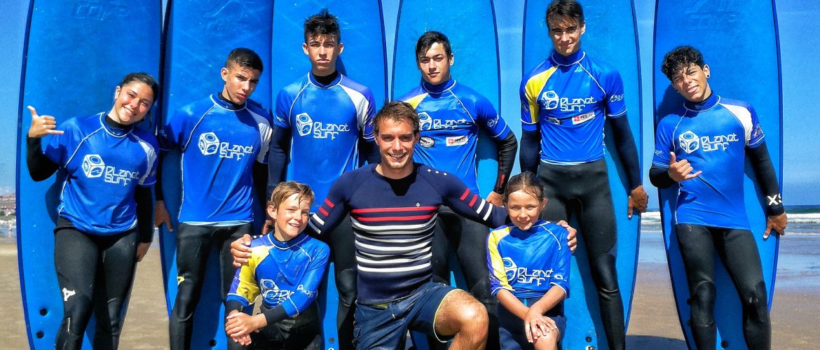 Surfclass in Junior Surfcamp