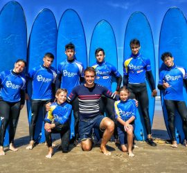 Surfclass in Junior Surfcamp