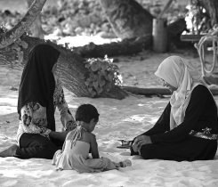 Family on the Beach