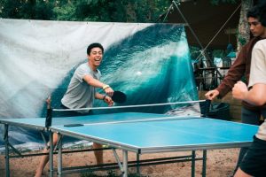 Table tennis fun in San Vicente!