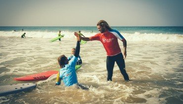 Cours de surf débutant
