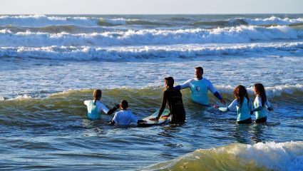 Beginner's surf lesson Santa Cruz Beginner's surf lesson Santa Cruz
