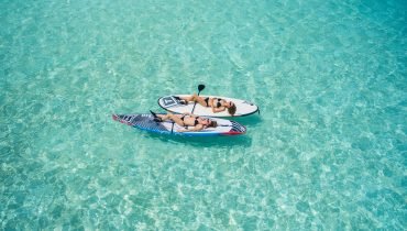 Relaxing on a SUP