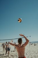 Beach volleyball tournament in Moliets