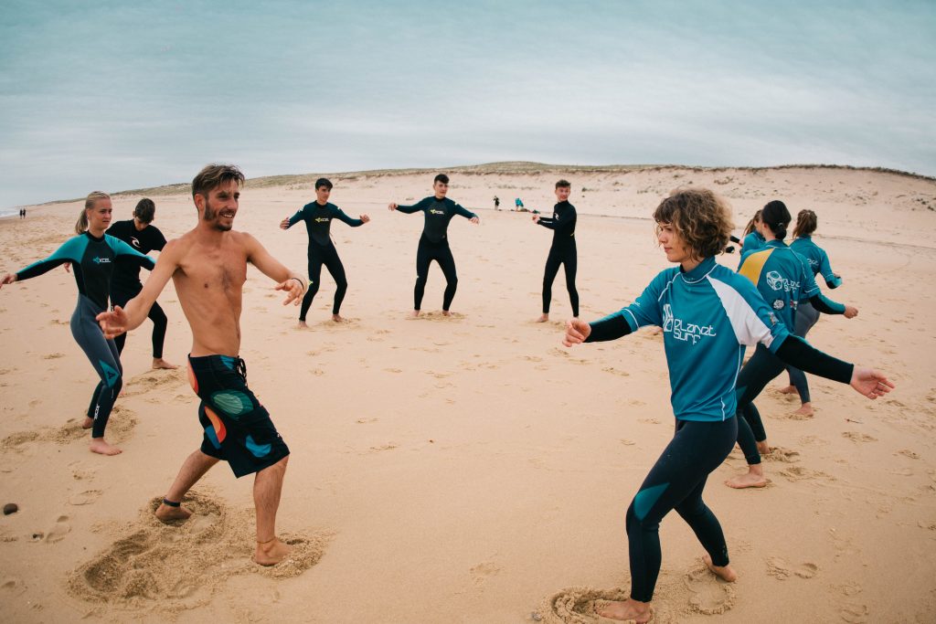 Surf Lesson Warm-Up