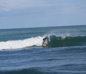 Surfing at the North Sea Surfing at the North Sea