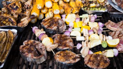 BBQ at the camp