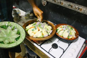 surf camp morocco activity cooking