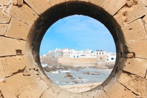 Blick auf die Medina surf camp morocco Essaouira trip