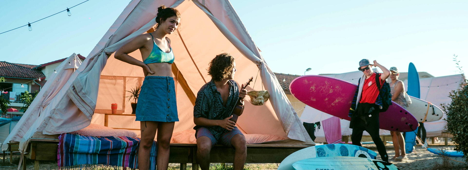 Vieux Boucau comfortable glamping tent