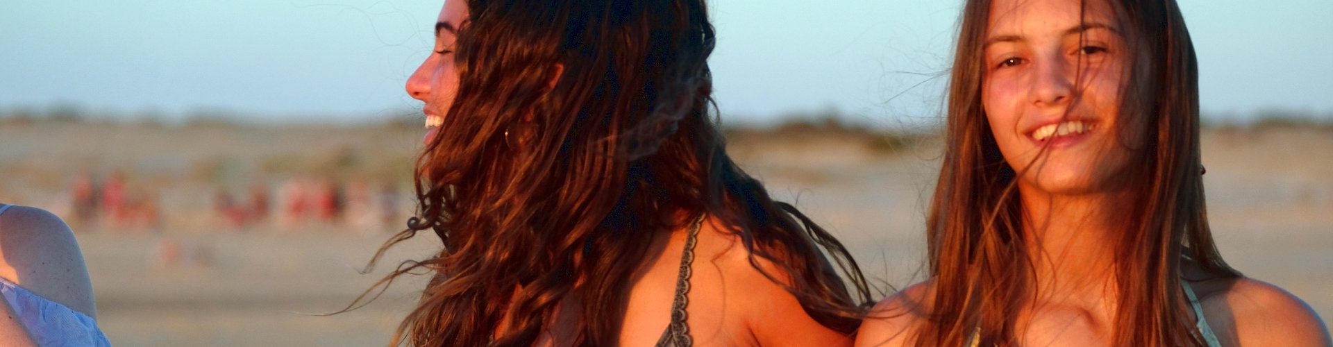 Theoretical surf lesson on the beach